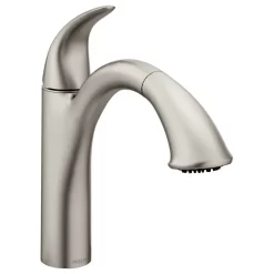 Moen Camerist 1-Handle Low Arc Pullout Kitchen Faucet, Spot Resist Stainless