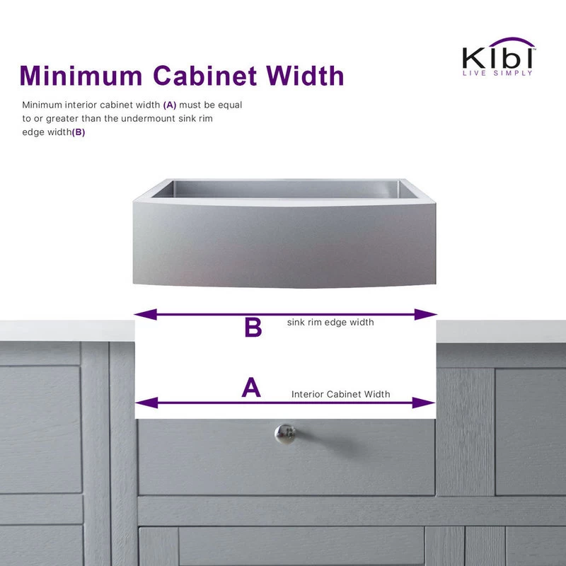 KIBI Handcrafted Farmhouse Apron Single Bowl Stainless Steel Kitchen Sink, 30" - Image 9