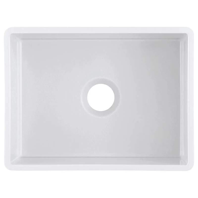 Olde London Reversible Farmhouse Single Bowl Kitchen Sink, Grid, Strainer, 27" - Image 4