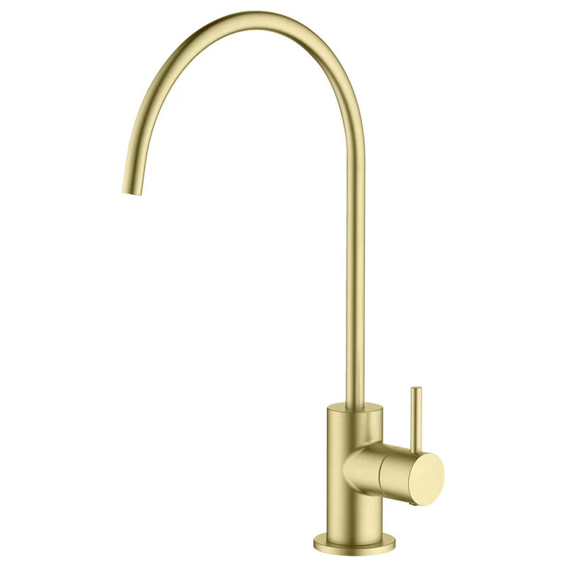 Circular Water Filtration Faucet, Brushed Gold