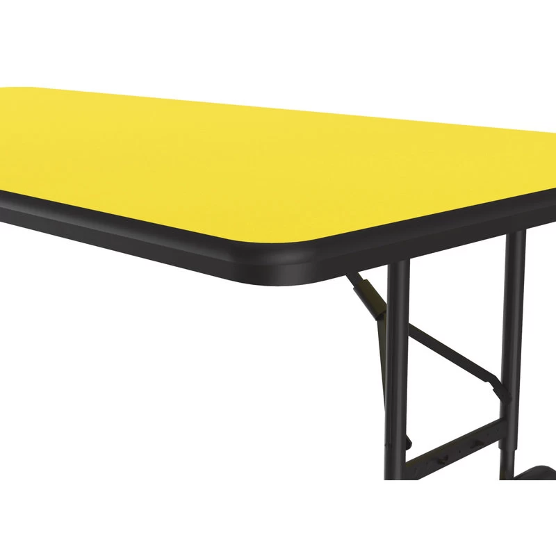 Correll Adjustable Height High Pressure Top Folding Table CFA3672PX-38 - Image 4