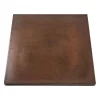 Premier Copper Products 24" Square Hammered Copper Table Top