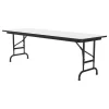 Correll Adjustable Height High Pressure Top Folding Table CFA2472PX-36