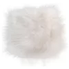 Natural 100% Icelandic Sheepskin Fur Seat Cover,, 15''x15'', White