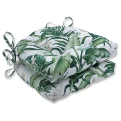 Wailea Coast Verte Reversible Chair Pad, Set Of 2