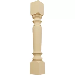Legacy Tapered Cabinet Column, Alder, 5"W X 5"D X 35 1/2"H