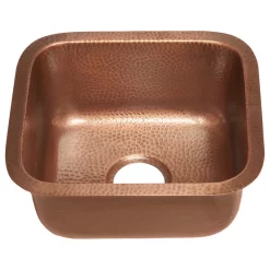 Sisley 17" Undermount Copper Bar Prep Sink