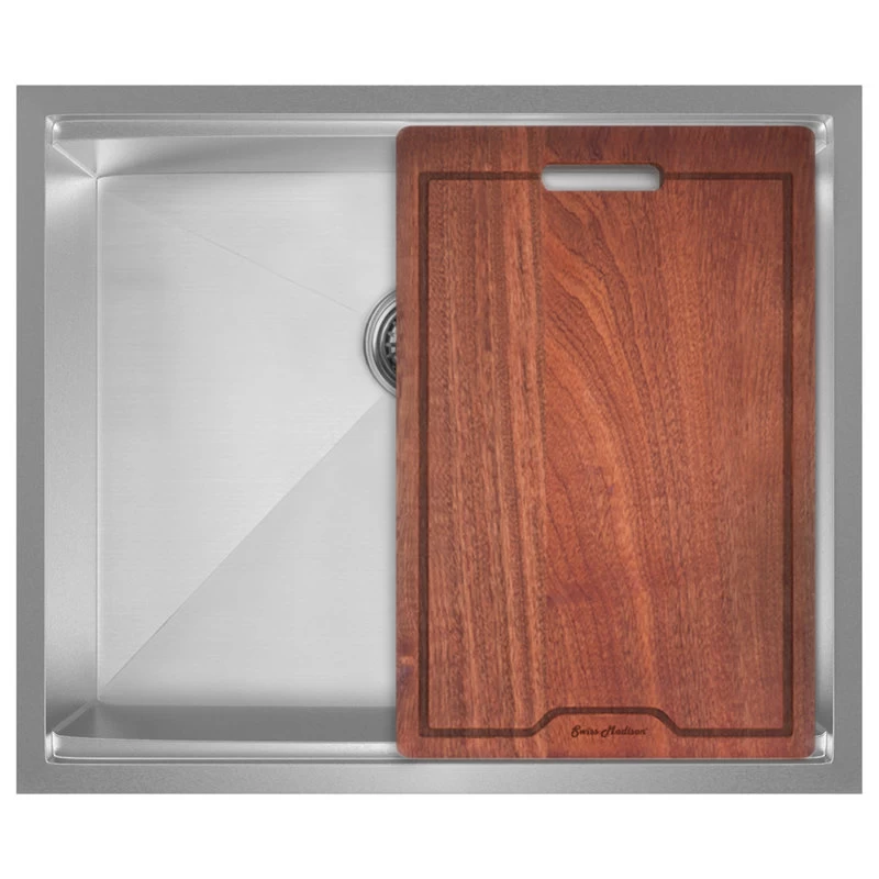 Rivage 22 X 19 Single Basin Undermount Kitchen Workstation Sink - Image 8