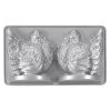 Nordic Ware Platinum Bakeware Turkey Dual Shapes Cake Pan