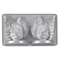Nordic Ware Platinum Bakeware Turkey Dual Shapes Cake Pan