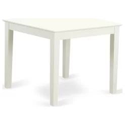 Oxford Square Dining Table, Linen White