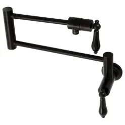 Kingston Brass KS4105PKL Duchess Wall Mount Pot Filler, Oil Rubbed Bronze