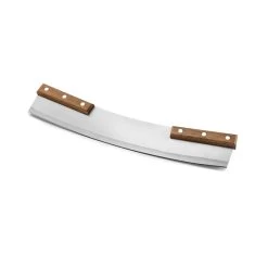 Outset 76615 Handled Acacia Pizza Rocker, 13", Wood