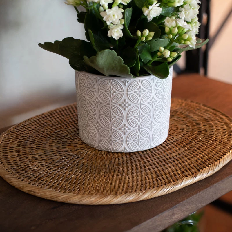 Artifacts Rattan Oval Placemat, Honey Brown, Medium - Image 5
