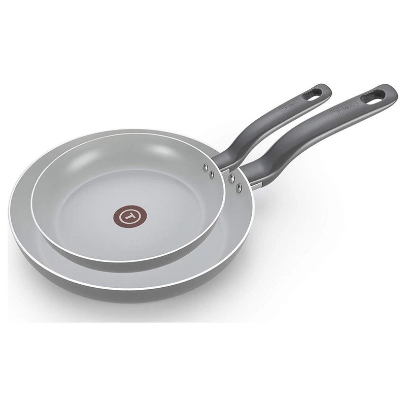 Initiatives Ceramic Black 8.5" And 10.5" Fry Pan Set