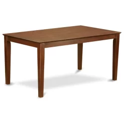 Caml5C-Mah-W 5-Piece Dining Room Set-Kitchen Table And 2 Chairs And 2 Benches