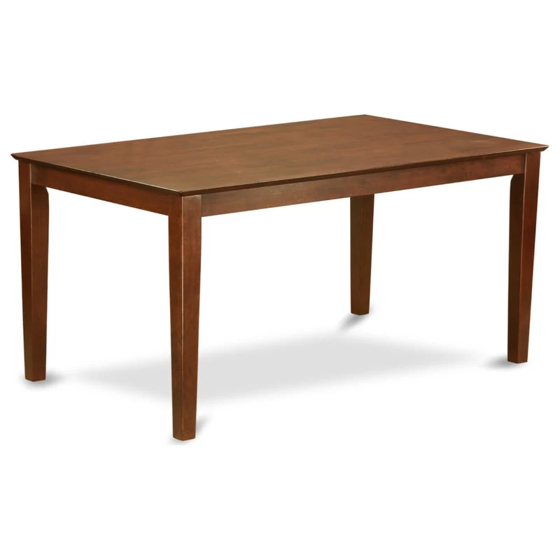 Caml5C-Mah-W 5-Piece Dining Room Set-Kitchen Table And 2 Chairs And 2 Benches