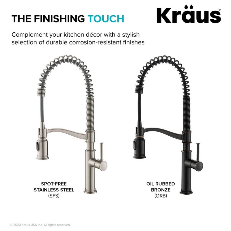 Kraus KPF-1683 Sellette 1.8 GPM 1 Hole Pre-Rinse Pull Down - Oil Rubbed Bronze - Image 4