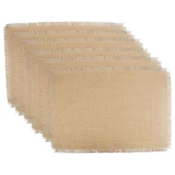 DII Natural Jute Placemat, Set Of 6