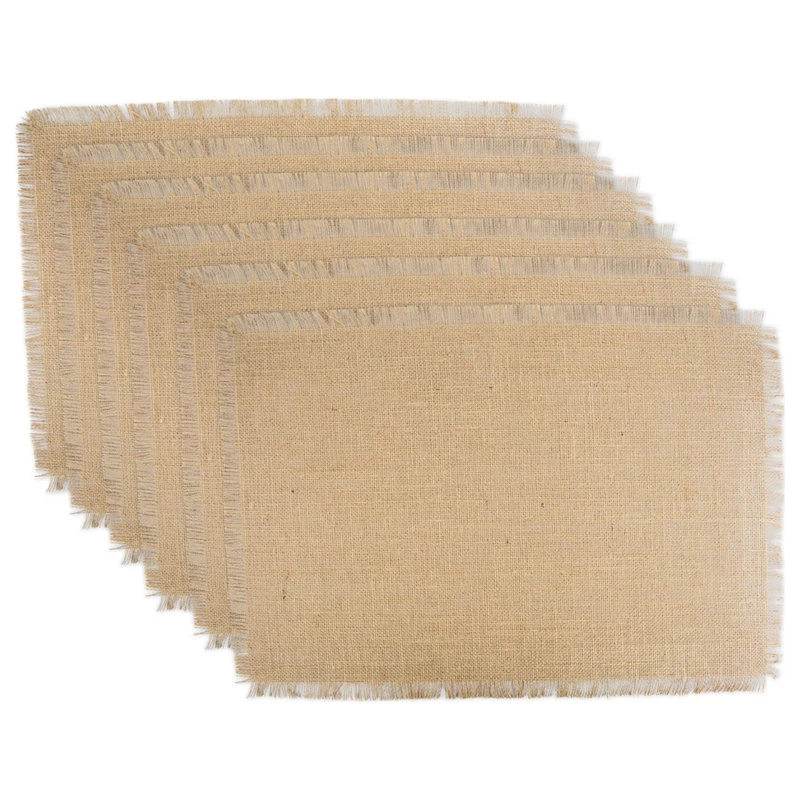 DII Natural Jute Placemat, Set Of 6