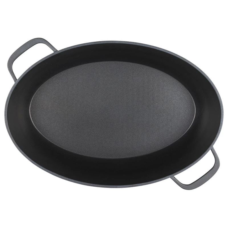 Viking 3-in-1 8.6 Qt Die Cast Oval Roaster With BONUS Glass Basting Lid - Image 6