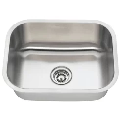 2318 Single Bowl Stainless Steel Kitchen Sink, 16-Gauge, Sink Only