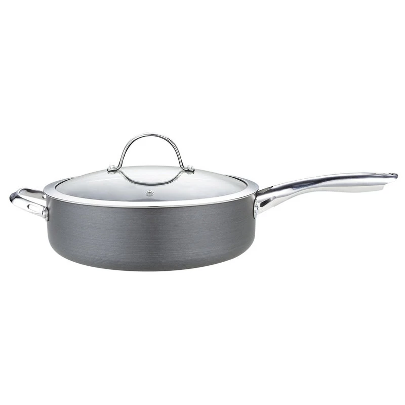 Cooks Standard 5Qt Hard Anodize Premium Grade Nonstick Saute Pan With Cover, 11" - Image 3
