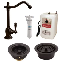 Instant Hot Water Dispenser, Tank, Filter And Flanges, Oil Rubbed Bronze