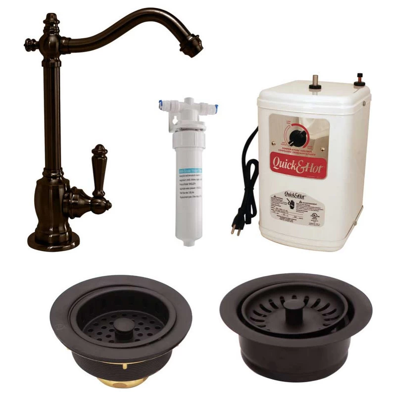 Instant Hot Water Dispenser, Tank, Filter And Flanges, Oil Rubbed Bronze