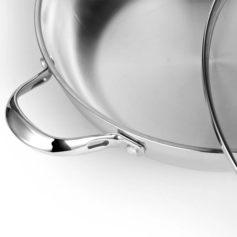 Cooks Standard 02502 Classic Everyday Chef Stir Fry Pan, 12"/30 Cm, Silver - Image 4