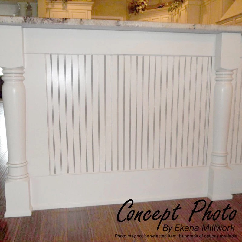 Traditional Cabinet Column, Rubberwood, 5"W X 5"D X 35 1/2"H - Image 7