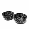 Half Moon Bowls, Ink, Set Of 2