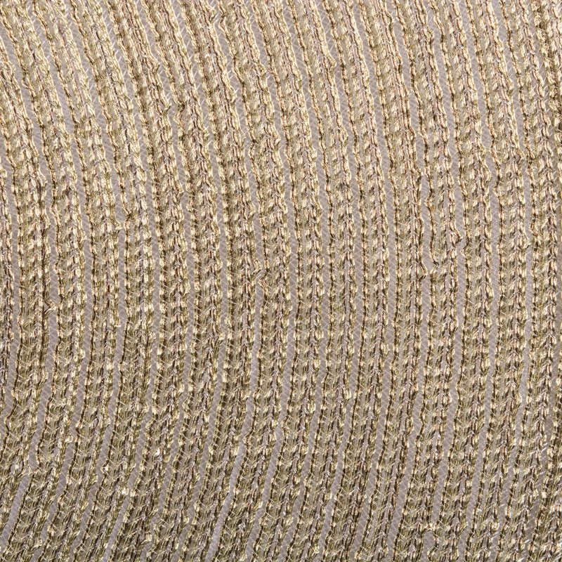 DII Metallic Gold Round PP Woven Placemat, Set Of 4 - Image 3