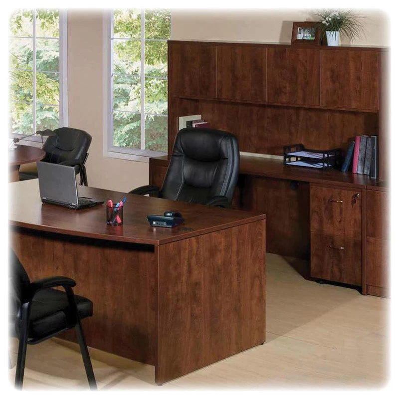 Lorell Essentials Table Base, 24 W X 48 D X 29 H, Wood - Image 4