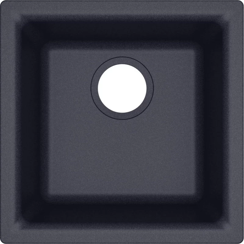 ELG1616GY0 Quartz Classic 15-3/4" X 15-3/4" Dual Mount Bar Sink, Dusk Gray - Image 2