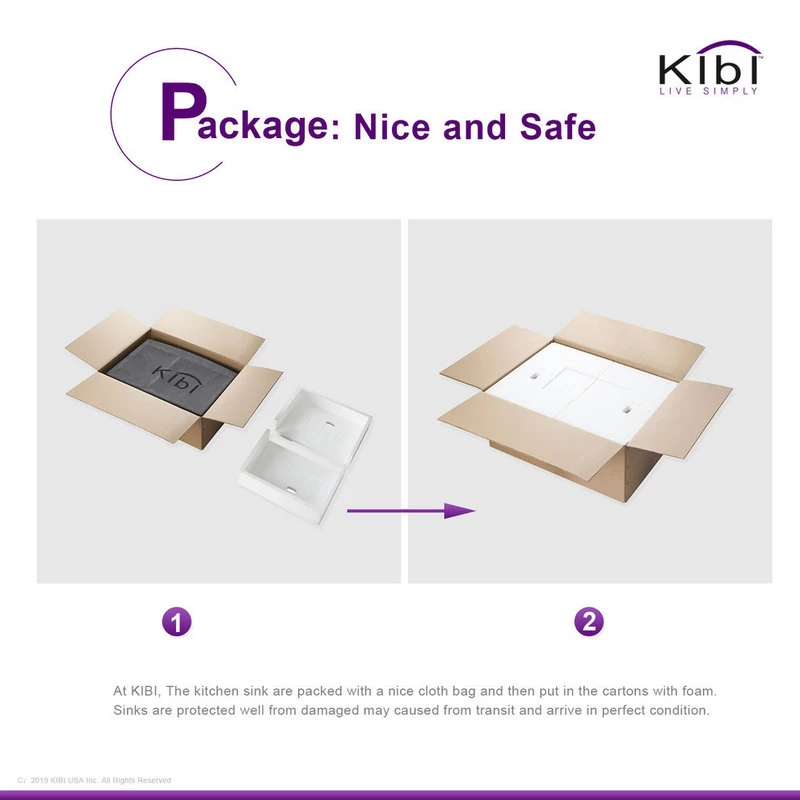 KIBI Handcrafted Farmhouse Apron Single Bowl Stainless Steel Kitchen Sink, 30" - Image 10