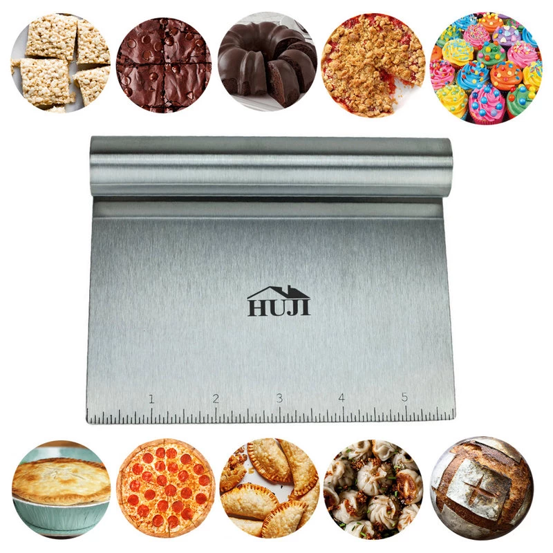 Stainless Steel Dough Cutter Scraper - Image 7