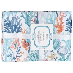 Coralee Indoor Outdoor 100% Polyester Tablecloth, 52"x70"