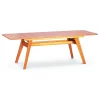 The Cassis Dining Table, 92", Caramelized, Midcentury, Rectangle Extendable