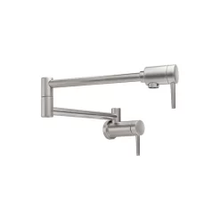 Delta Contemporary Wall Mount Pot Filler, Stainless, 1165LF-SS