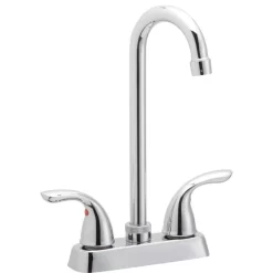 Elkay Everyday Bar Deck Mount Faucet And Lever Handles, Chrome
