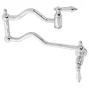 Kingston Brass KS2101AL Heritage Wall Mount Pot Filler, Polished Chrome