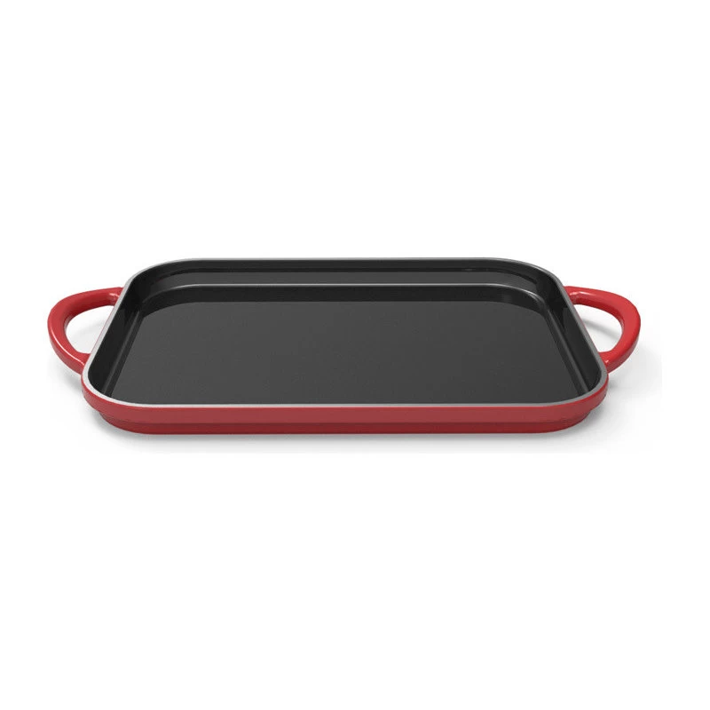 Nordic Ware Procast Traditions Red Slim Griddle