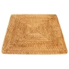 Artifacts Rattan™ Square Placemat, Honey Brown, Small