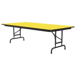 Correll Adjustable Height High Pressure Top Folding Table CFA3672PX-38