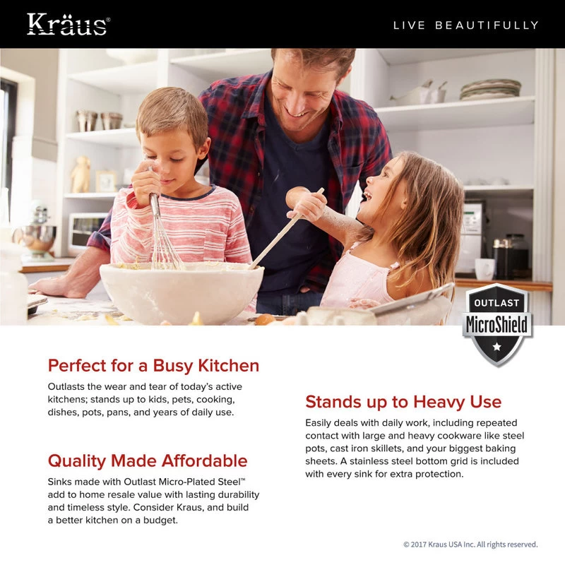 Premier 32" Undermount Stainless Steel 2-Bowl 16 Gauge Kitchen Sink 50/50 Split - Image 9