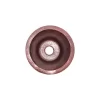 Undermount Hammered Round Bar Copper Sink