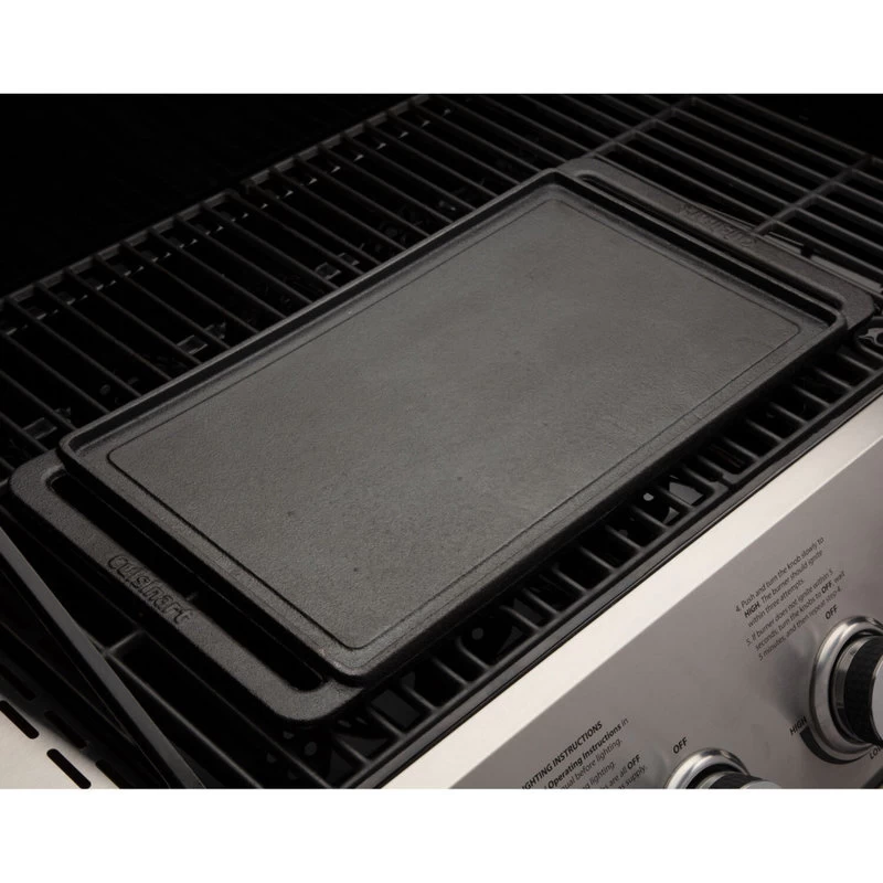 Cuisinart Reversible Cast Iron Grill/Griddle Plate - Image 3