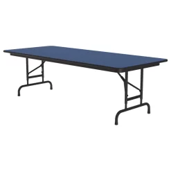 Correll Adjustable Height High Pressure Top Folding Table CFA3072PX-37
