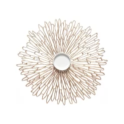 Pressed Bloom Tablemat, Champagne